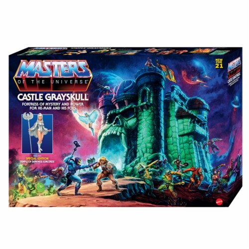 Mattel Masters of The Universe Origins Castle Greyskull Playset Perspective: front