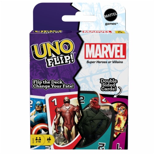 UNO® Flip Marvel Card Game, 1 ct - City Market