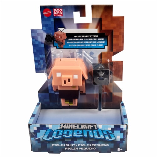 Mattel Minecraft Legends Piglin Runt Figure Perspective: front