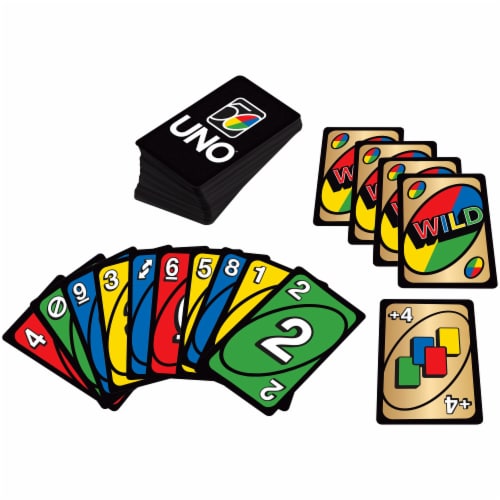 Uno® 50th Anniversary Premium Edition Wild Card Game, 1 ct - QFC