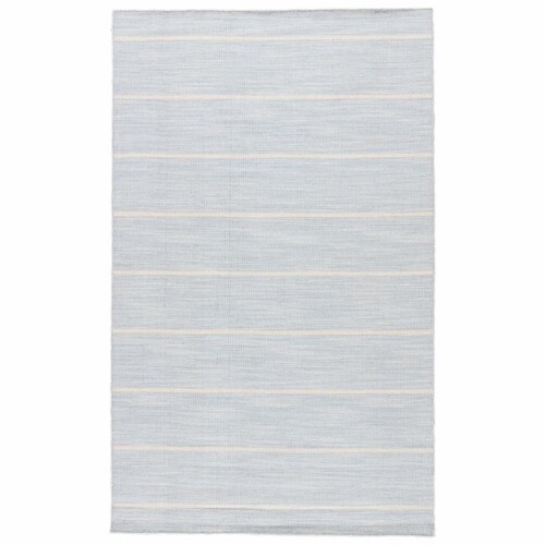 Jaipur Living Coastal Shores 5' x 8' Flatweave Wool Area Rug in Blue Perspective: front