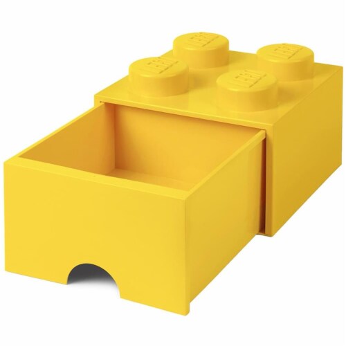 Lego Storage Brick 1 Drawer Bright Yellow 1 Each Harris Teeter