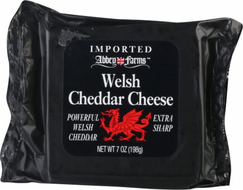 Abbey Farms™ Extra Sharp Welsh Cheddar Cheese Perspective: front