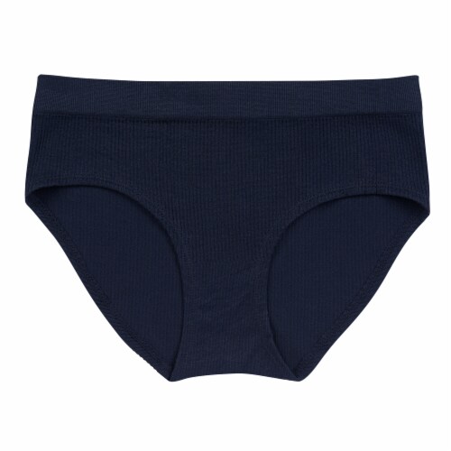 Dip Seamless Ribbed Hipster Underwear - Maritime Blue Perspective: front