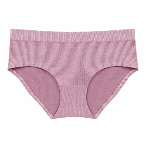Dip Seamless Ribbed Hipster Underwear - Mauve Perspective: front