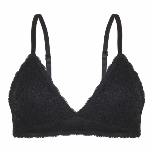 Dip Wirefree Lace Bralette - Black Perspective: front