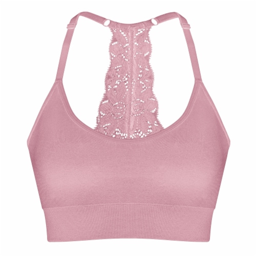 Dip Wirefree Seamless Bralette - Mauve Shadows Perspective: front