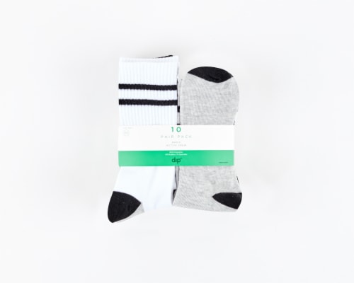 Dip® Basic Active Crew Socks Perspective: front