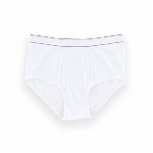 Dip BMC9UB0001-A 3 Pack Cotton Basics Briefs - White Perspective: front