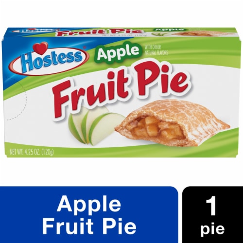 HOSTESS Apple Fruit Pie Single Serve Perspective: front