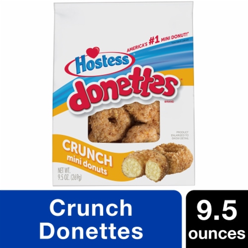 Hostess® Donettes® Sweet Coconut Crunch Mini Donuts Perspective: front
