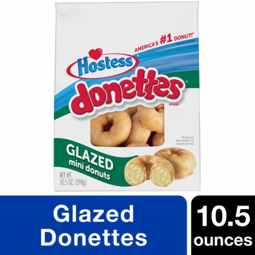 HOSTESS Glazed DONETTES Bag, Mini Donuts, 10.5 oz