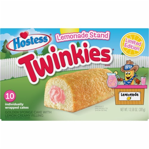 Hostess Lemonade Stand Twinkies Perspective: front
