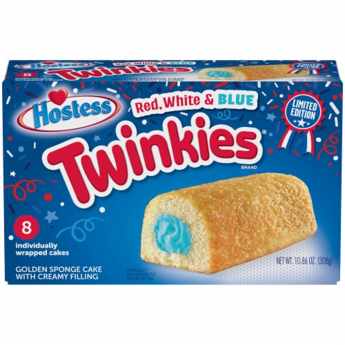 Hostess® Red White & Blue Limited Edition Twinkies® Perspective: front