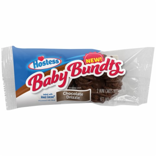 Hostess® Chocolate Baby Bundts Perspective: front