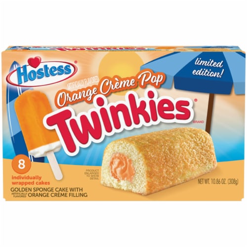Hostess® Orange Crème Pop Twinkies® Perspective: front
