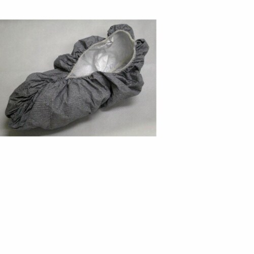 Tyvek 400 Shoe and Boot Cover, Shoe, One Size Fits Most, Gray Perspective: front