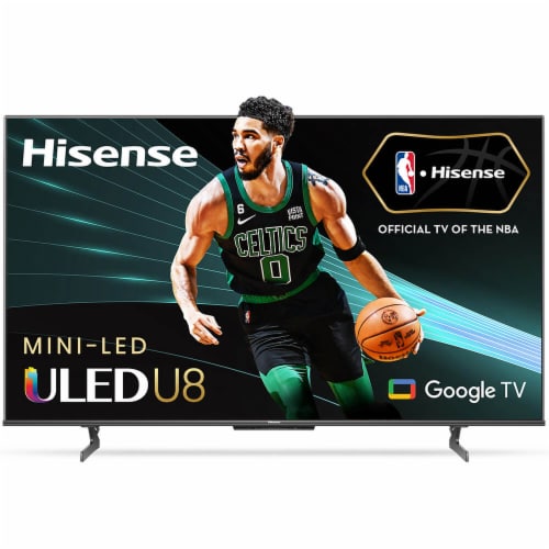 Hisense 55U8H 55 inch 4K Quantum Dot QLED Smart Google TV Perspective: front