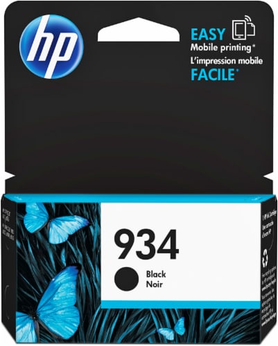 HP 934 Ink Cartridge - Black Perspective: front