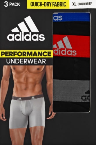 adidas Quick-Dry Fabric Performance Underwear XL, 3 pk - Fred Meyer