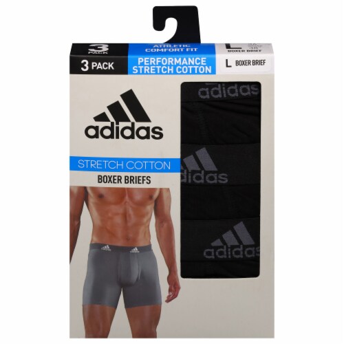 Adidas Stretch Cotton Boxer Briefs 3 pk Fred Meyer