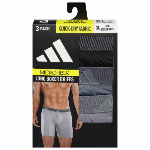 Adidas Mens Long Boxer Briefs Perspective: front