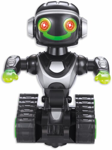 DGL Toys Bump-N-Go Black Robot Perspective: front
