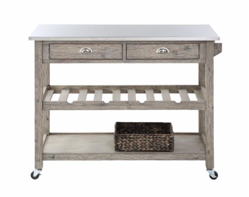 Montana Kitchen Island Perspective: front