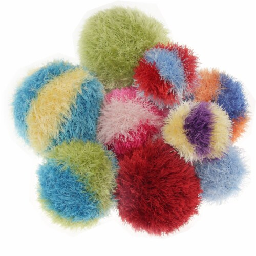 Fluffy ball dog best sale toy