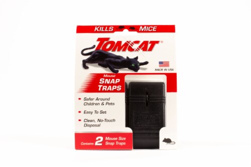Tomcat® Mouse Snap Traps - Black Perspective: front