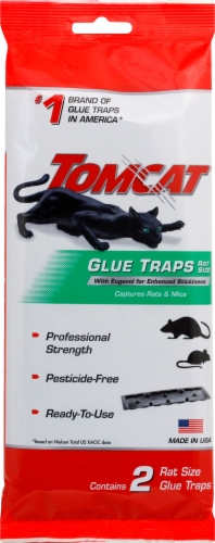 Tomcat® Rat Size Non-Toxic Glue Traps Perspective: front