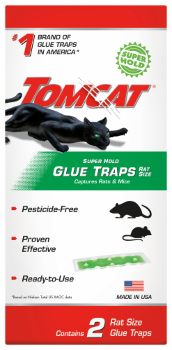 TOMCAT Glue Mouse and Rat Trap - Clear/Green, 2 pk - Kroger