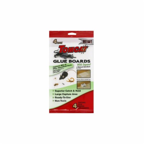 TOMCAT Glue Mouse Trap - Black, 6 pk - Kroger