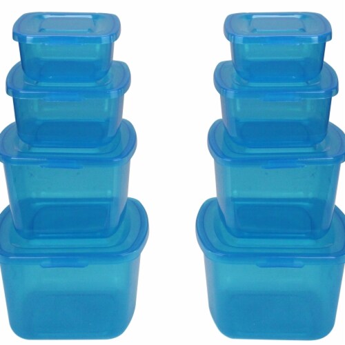 Avon 33537533 Nesting Food Storage Containers with Attached Lids - Set of  8, 1 - Mariano's