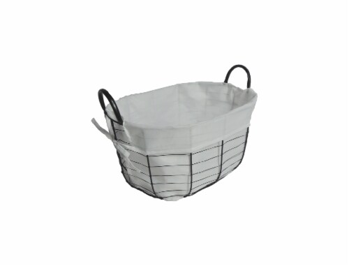 HD Designs Wire Basket - Black and White Perspective: front