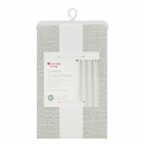 Everyday Living Carsten Single Window Panel - White Perspective: front