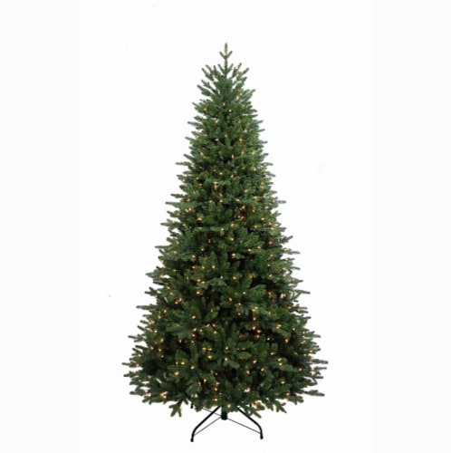 Holiday Home 7.5' Chelsea Fir Tree Christmas Decor - Clear Light Perspective: front