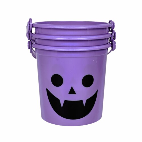 Holiday Home Purple Jack O Lantern Mini Halloween Treat Buckets - Set of 3,  3 pk - Kroger