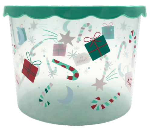 Holiday Home Cookie Tub Candy Toss Perspective: front