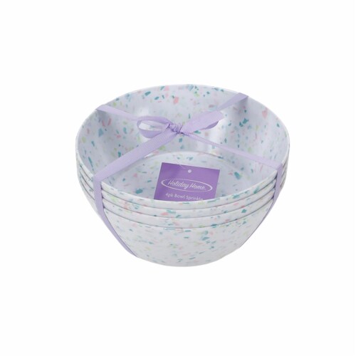 Holiday Home Sprinkle Melamine Bowl Perspective: front