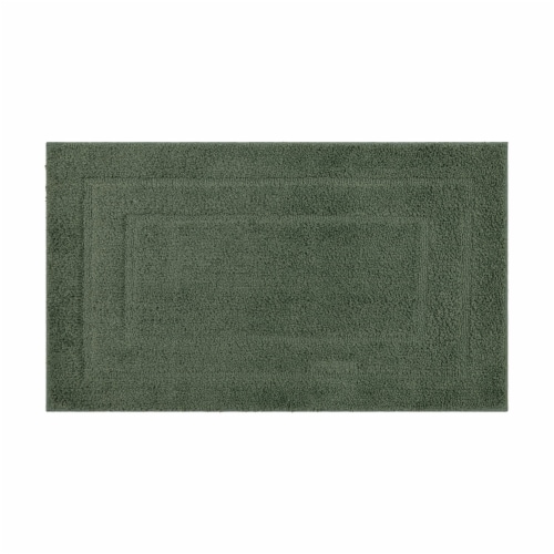 Mohawk Home Bath Rug - Aqua Gray Perspective: front