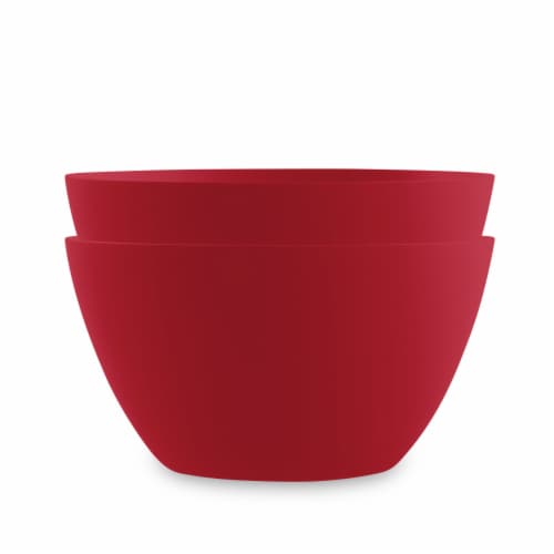 Everyday Living Serving Bowls - Lychee Red Perspective: front