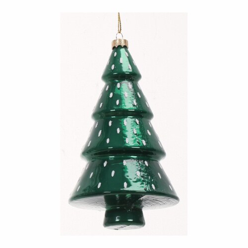 Holiday Home Green Christmas Tree Ornament Christmas Decor Perspective: front