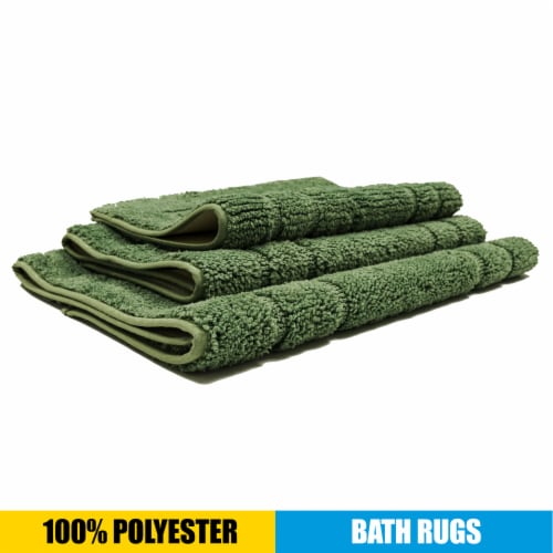 HD Designs Mohawk Home Bath Rug - Dark Ivy Perspective: front
