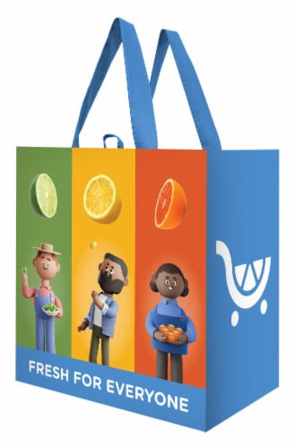 Earthwise Kroger® MB Triple Citrus Reusable Bag Perspective: front