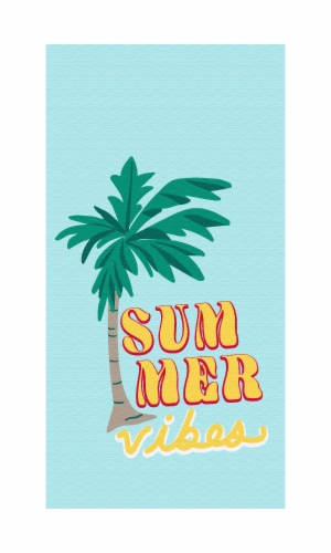 Everyday Living Summer Vibes Terry Kitchen Towel Perspective: front