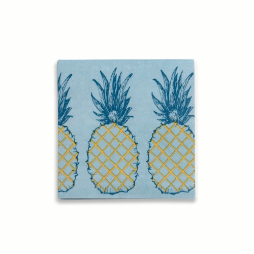 SDS for HD Designs Triple Pineapple Cocktail Paper Napkins Perspective: front