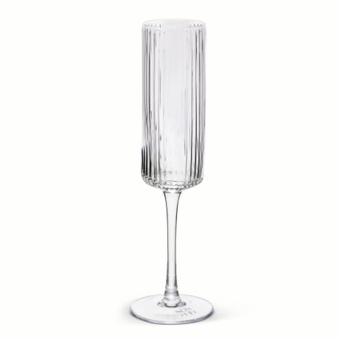SDS for HD Designs Ribbed Champagne Flute Perspective: front