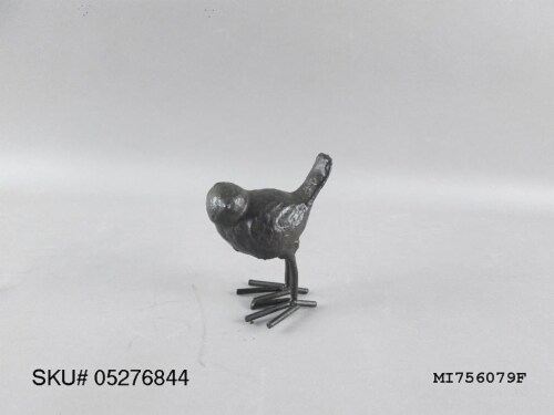 Cast Iron Bird w/ Feet - Brown Perspective: front