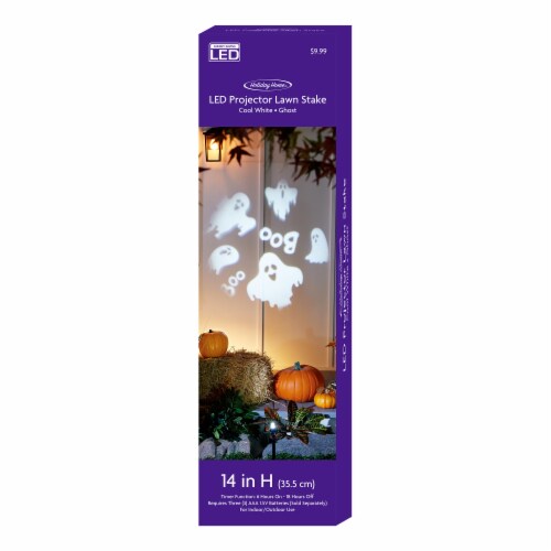 Holiday Home® Ghost LED Projector Lawn Stake Perspective: front